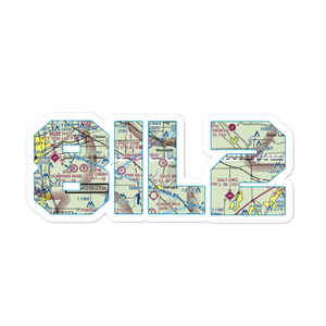 Kirkpatrick Airport (8IL2) VFR Sectional Sticker