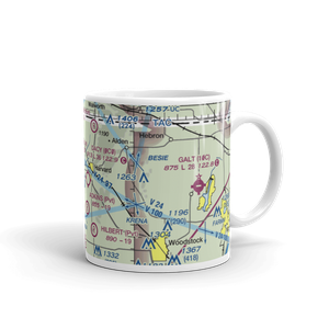 Twin Gardens Airport (8IL1) VFR Sectional  Mug