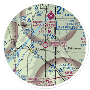 Norris Field (8II2) VFR Sectional Sticker (20 mile)