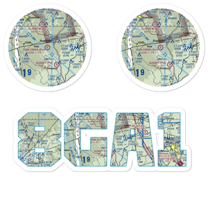Gum Creek Airport (8GA1) VFR Sectional Sticker Pack