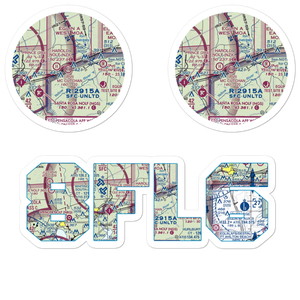 George T Mc Cutchan Airport (8FL6) VFR Sectional Sticker Pack