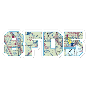 Lykes Brighton Airport (8FD5) VFR Sectional Sticker