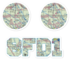 Buckner Airport (8FD1) VFR Sectional Sticker Pack