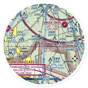 Samsula / Coe Field (8FA4) VFR Sectional Sticker (20 mile)