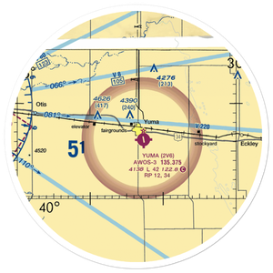 Koenig Airport (8CO8) VFR Sectional Sticker (30 mile)
