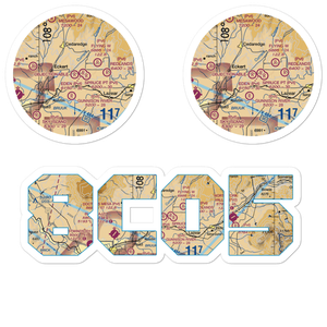 Widner Airport (8CO5) VFR Sectional Sticker Pack