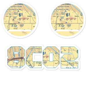 William Leon Schawo Airport (8CO2) VFR Sectional Sticker Pack