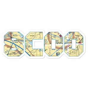 Kent Airport (8CO0) VFR Sectional Sticker