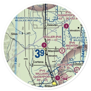 Moller Airport (8CL6) VFR Sectional Sticker (20 mile)