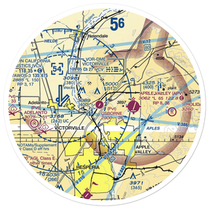 Osborne Airport (8CA0) VFR Sectional Sticker (30 mile)