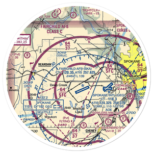 Isaacson Airport (8AN6) VFR Sectional Sticker (30 mile)
