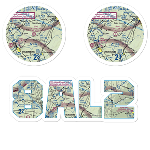 Charles C Killough Field (8AL2) VFR Sectional Sticker Pack