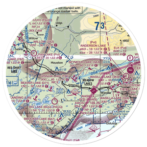 North Cubs Strip Airport (8AK8) VFR Sectional Sticker (30 mile)