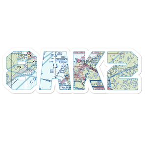 Carty's Airstrip (8AK2) VFR Sectional Sticker