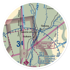 Jacobus Field (8AK1) VFR Sectional Sticker (20 mile)