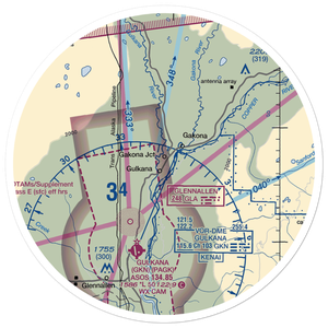Jacobus Field (8AK1) VFR Sectional Sticker (30 mile)