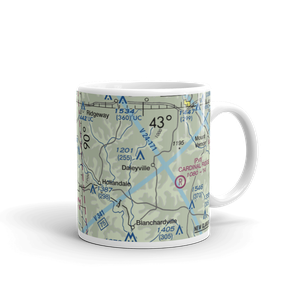 Tuschen Airport (89WI) VFR Sectional  Mug