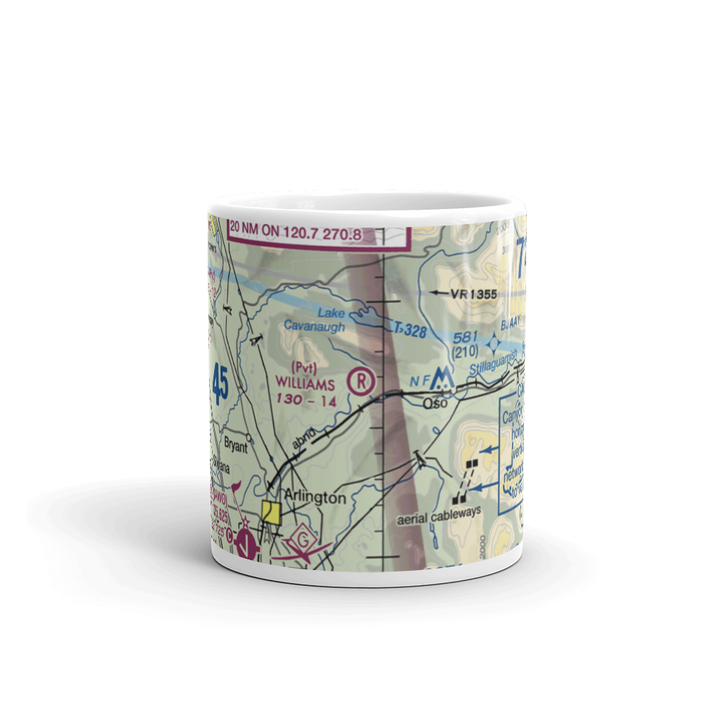 Williams Airpatch Airport (89WA) VFR Sectional  Mug 