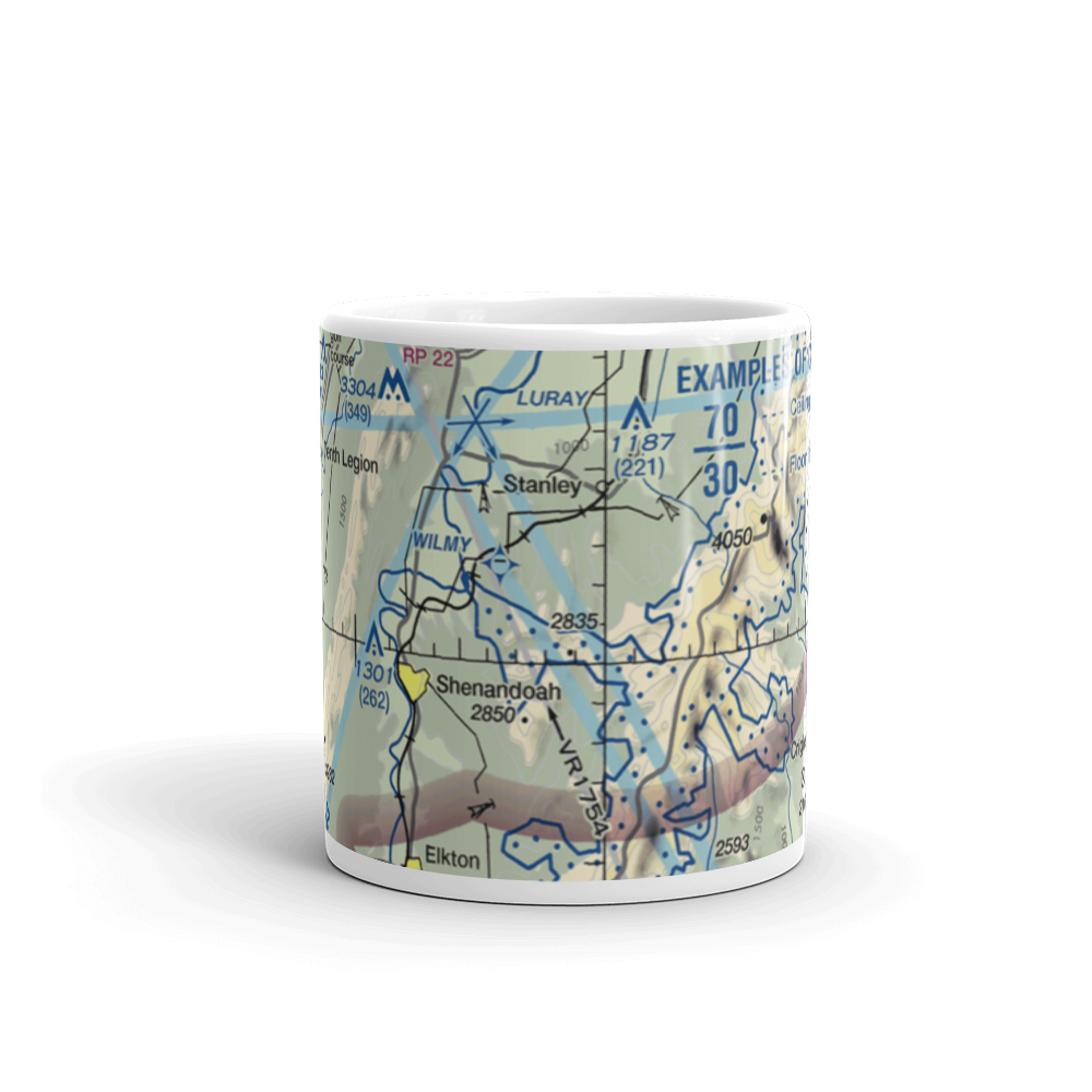 Hidden River Airport (89VA) VFR Sectional  Mug 