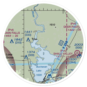 Aero-Bee Ranch Airstrip (89TX) VFR Sectional Sticker (20 mile)
