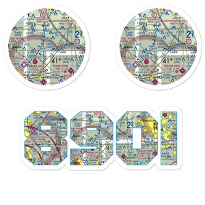 Circle C Airport (89OI) VFR Sectional Sticker Pack