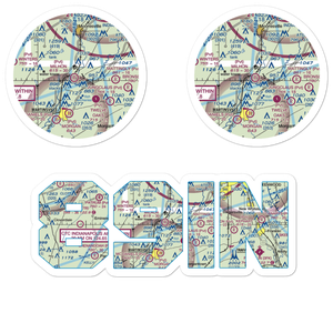 Milhon Airport (89IN) VFR Sectional Sticker Pack