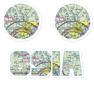 Chain Lakes Airpark (89IA) VFR Sectional Sticker Pack