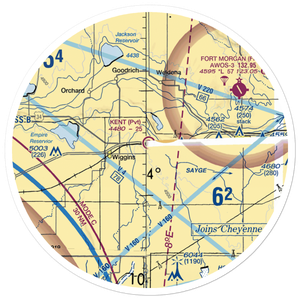 Vallery Airport (89CO) VFR Sectional Sticker (30 mile)