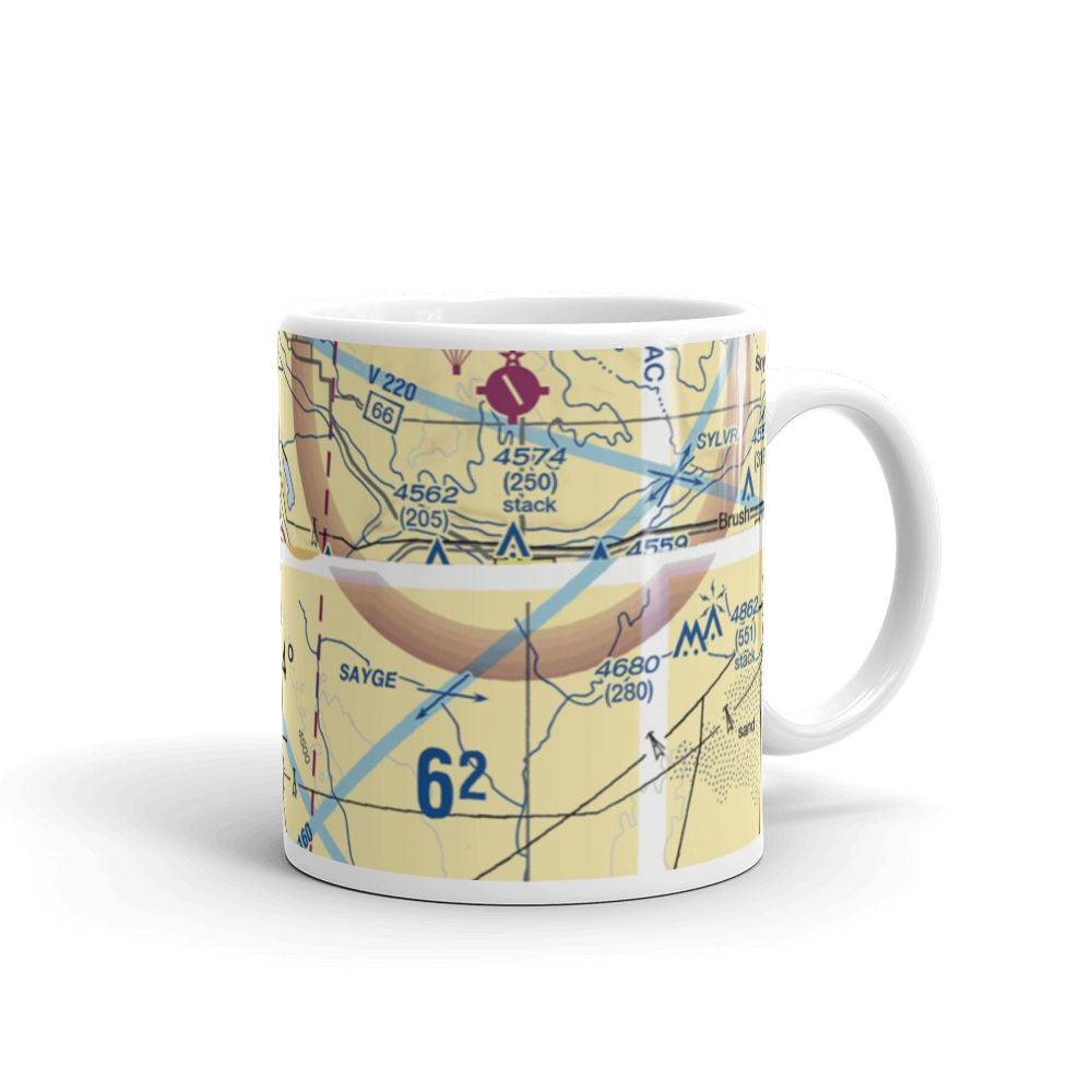 Vallery Airport (89CO) VFR Sectional  Mug 