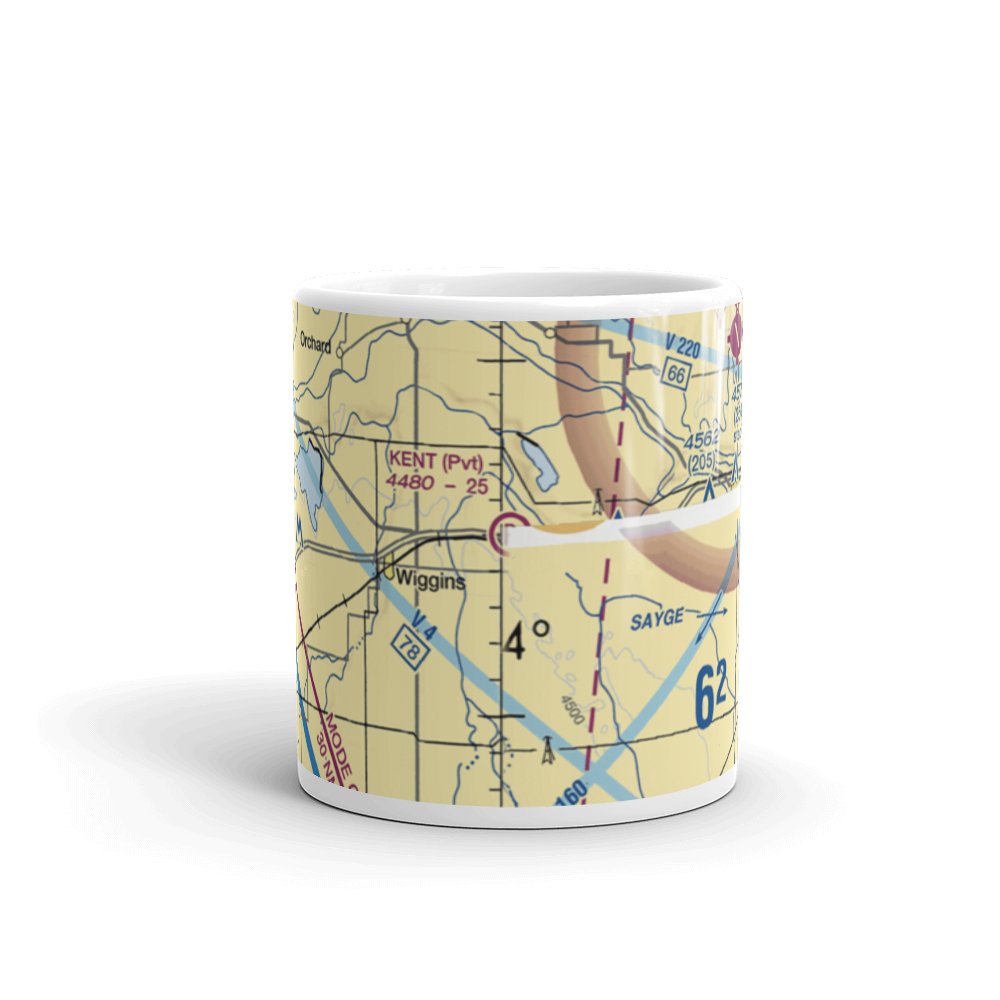 Vallery Airport (89CO) VFR Sectional  Mug 