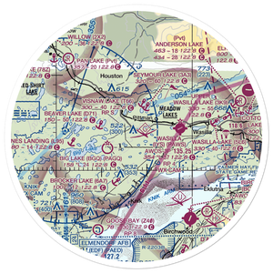 Lincoln Village Airpark (89AK) VFR Sectional Sticker (30 mile)