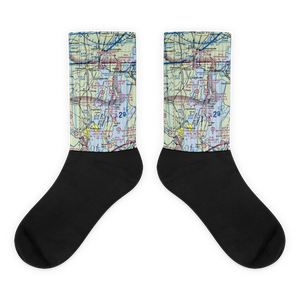 Hawk's Nest Airport (88VT) VFR Sectional Socks