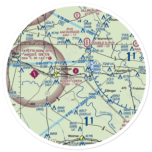 Thunderbird Southwest Airport (88TE) VFR Sectional Sticker (30 mile)