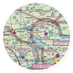 Zelazny Airport (88NY) VFR Sectional Sticker (30 mile)