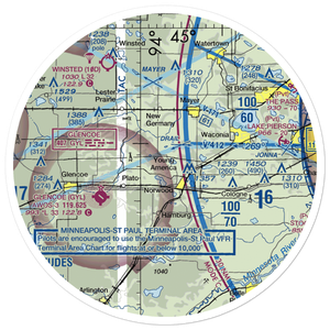 Fox Field (88MN) VFR Sectional Sticker (30 mile)