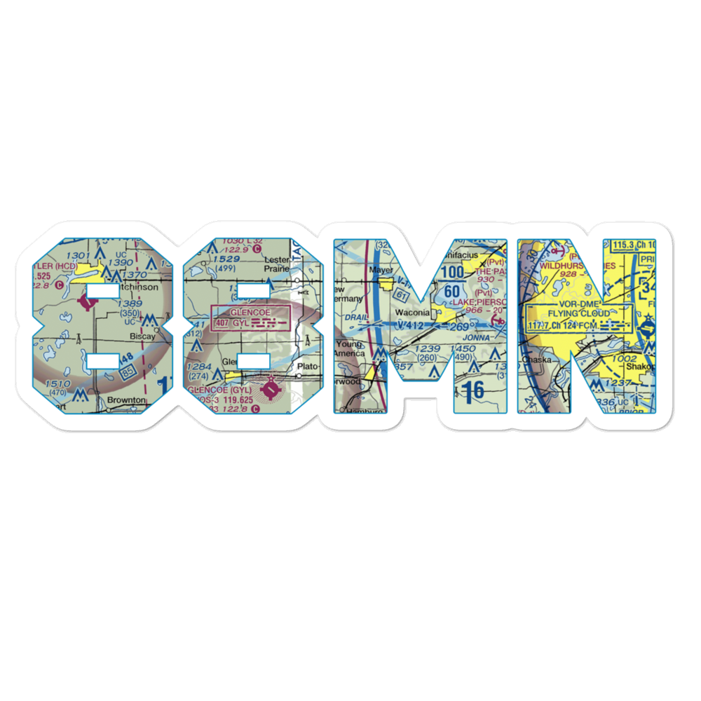 Fox Field (88MN) VFR Sectional Sticker 
