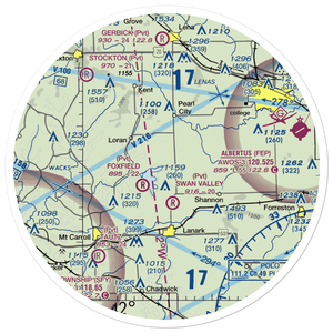 Block Airport (88LL) VFR Sectional Sticker (30 mile)