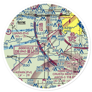 Freebird Field (88LA) VFR Sectional Sticker (20 mile)