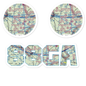 Beaver Creek Airport (88GA) VFR Sectional Sticker Pack