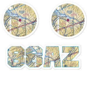 Grapevine Airstrip (88AZ) VFR Sectional Sticker Pack