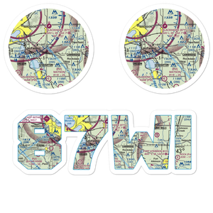 Quale Airport (87WI) VFR Sectional Sticker Pack