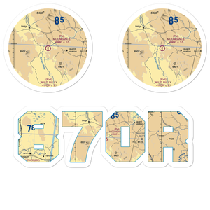 Moondance Ranch Airport (87OR) VFR Sectional Sticker Pack