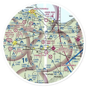 Lake Air Ranch Airport (87OI) VFR Sectional Sticker (30 mile)