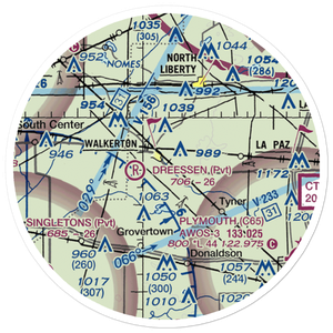 May's Strip (87IN) VFR Sectional Sticker (20 mile)