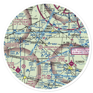 May's Strip (87IN) VFR Sectional Sticker (30 mile)