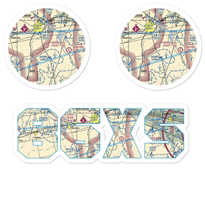 Gesin Ranches Airport (86XS) VFR Sectional Sticker Pack