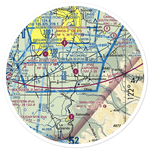 Kapowsin Field (86WA) VFR Sectional Sticker (30 mile)