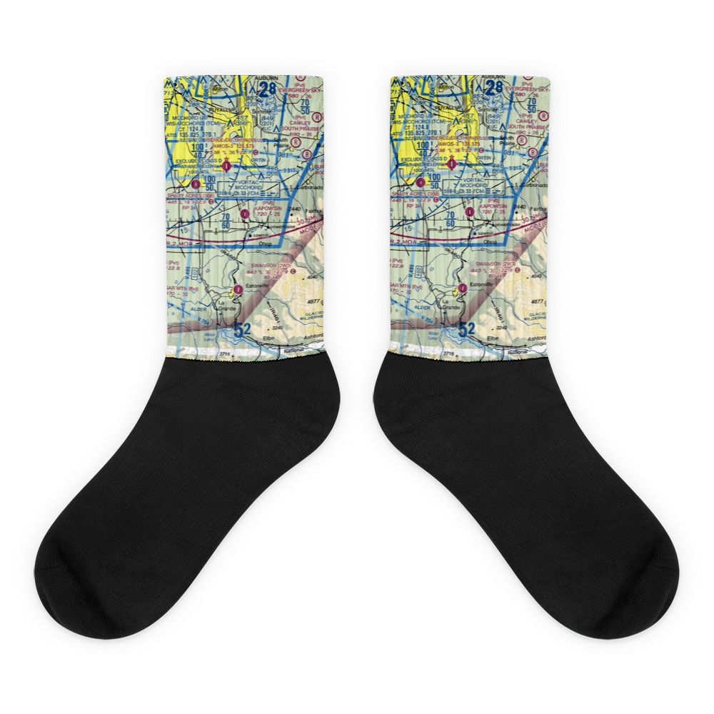 Kapowsin Field (86WA) VFR Sectional Socks 