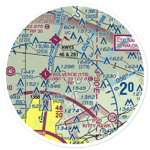 Flying J Airport (86TX) VFR Sectional Sticker (20 mile)
