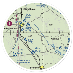 Fairway Farm Airport (86TS) VFR Sectional Sticker (20 mile)